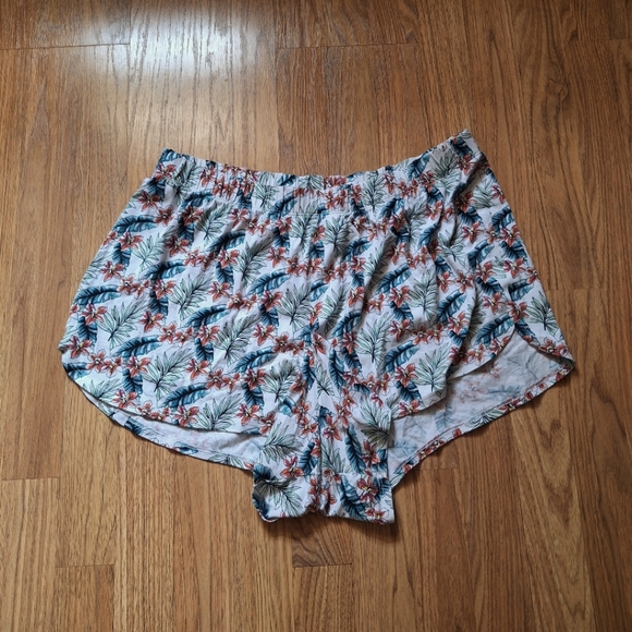 Lane Bryant Cacique Sleep Set Size 14/16 Tropical Palm Print Cotton Modal Spande - Picture 9 of 12